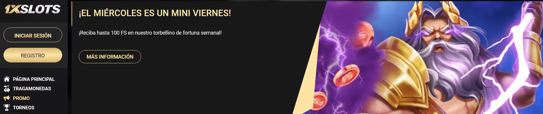 Giros gratis en 1xSlots casino