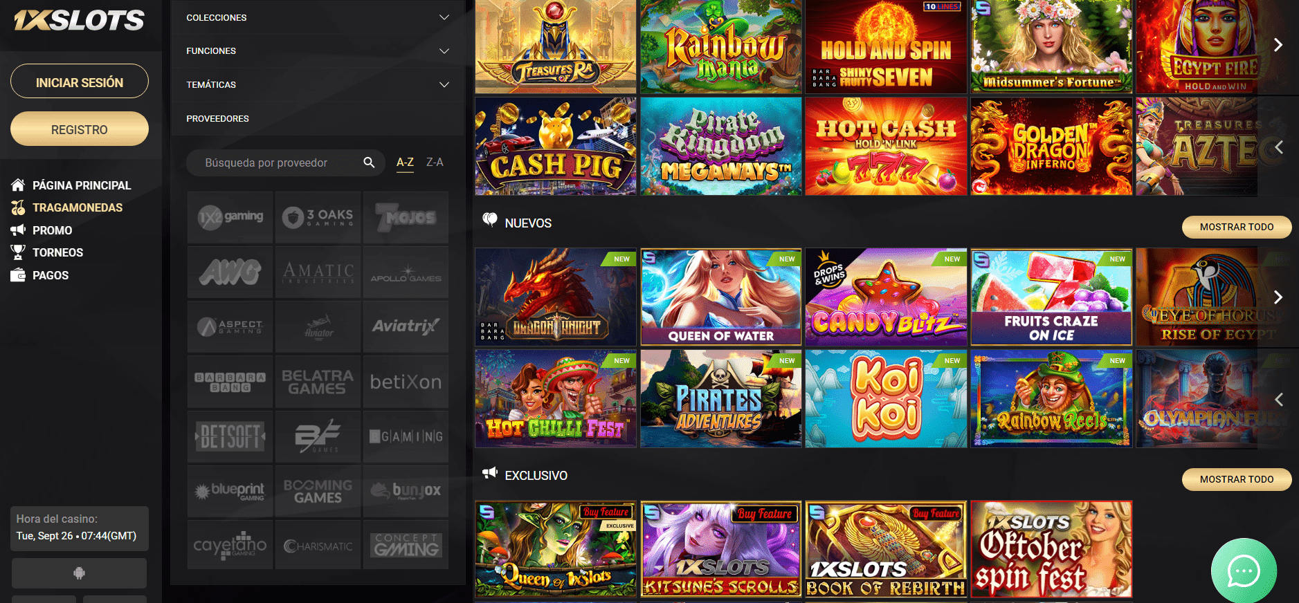 1xSlots сasino tragamonedas