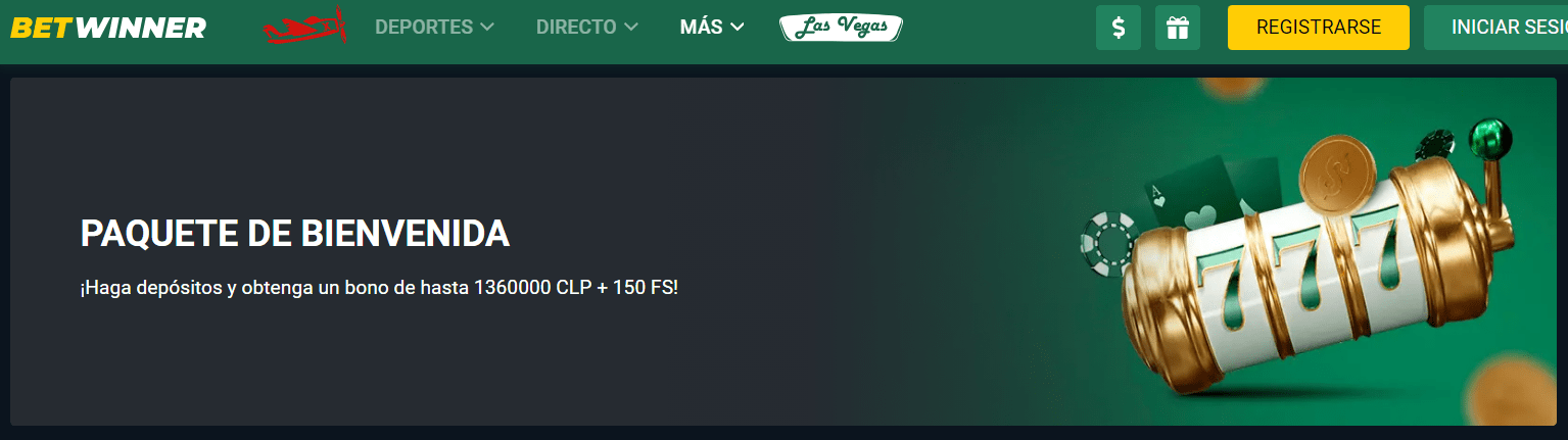 Betwinner casino bono de bienvenida