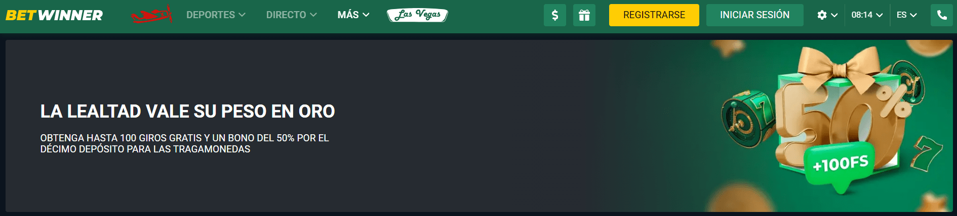 Tiradas gratis en Betwinner casino