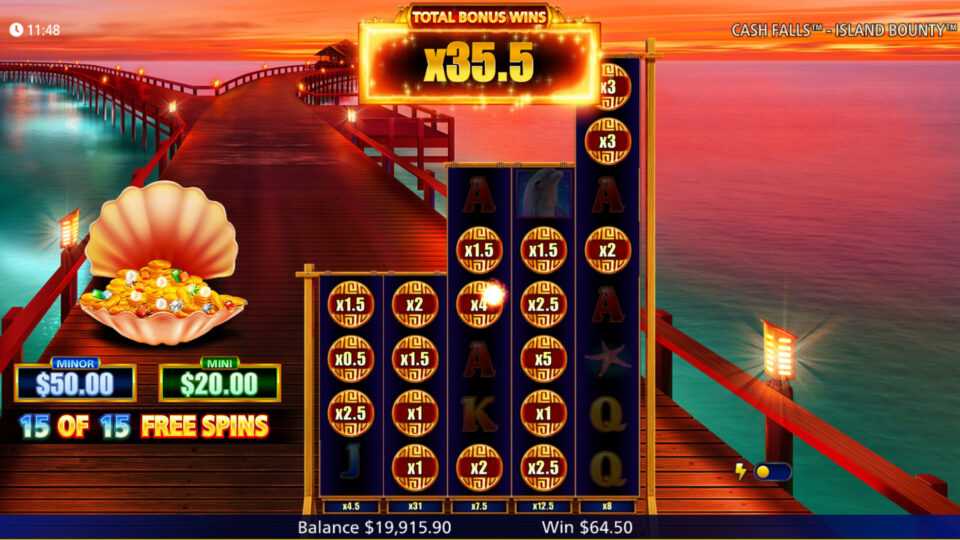 Cash Falls Island Bounty gratis