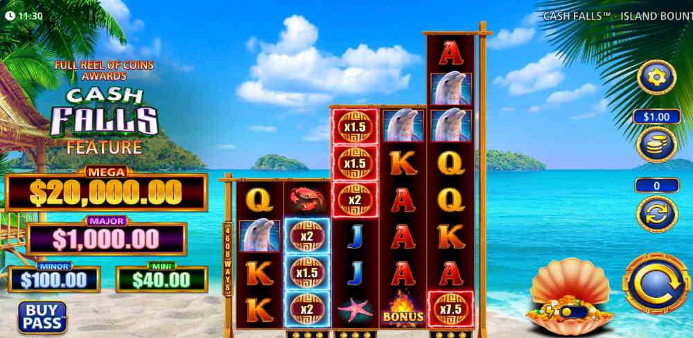 Cash Falls Island Bounty slot