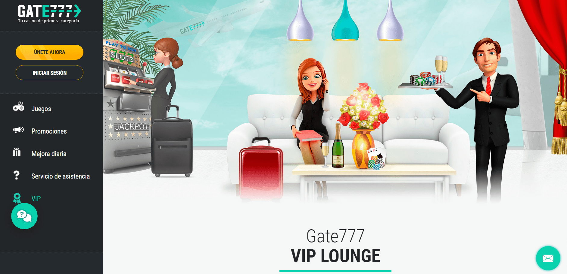Programa VIP del casino Gate777