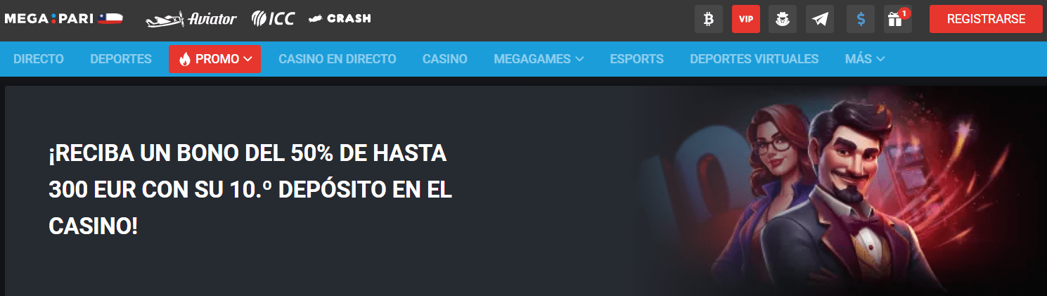 Megapari casino bono de depósito
