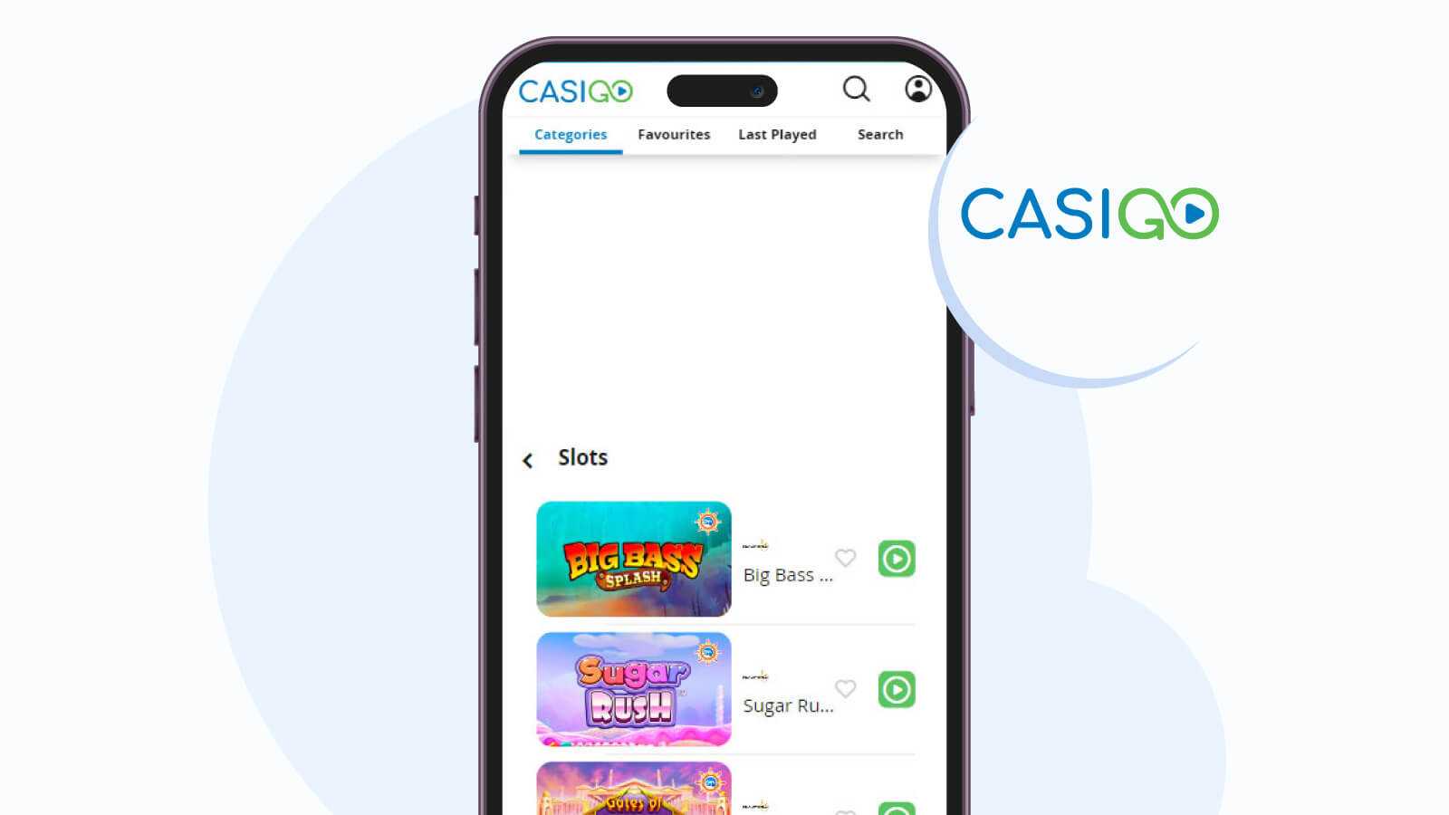 Aplicación móvil CasiGo