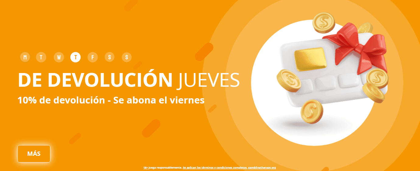 Devolución en CasiGo casino