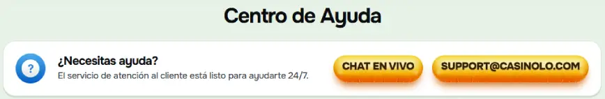 Casinolo Casino de ayuda