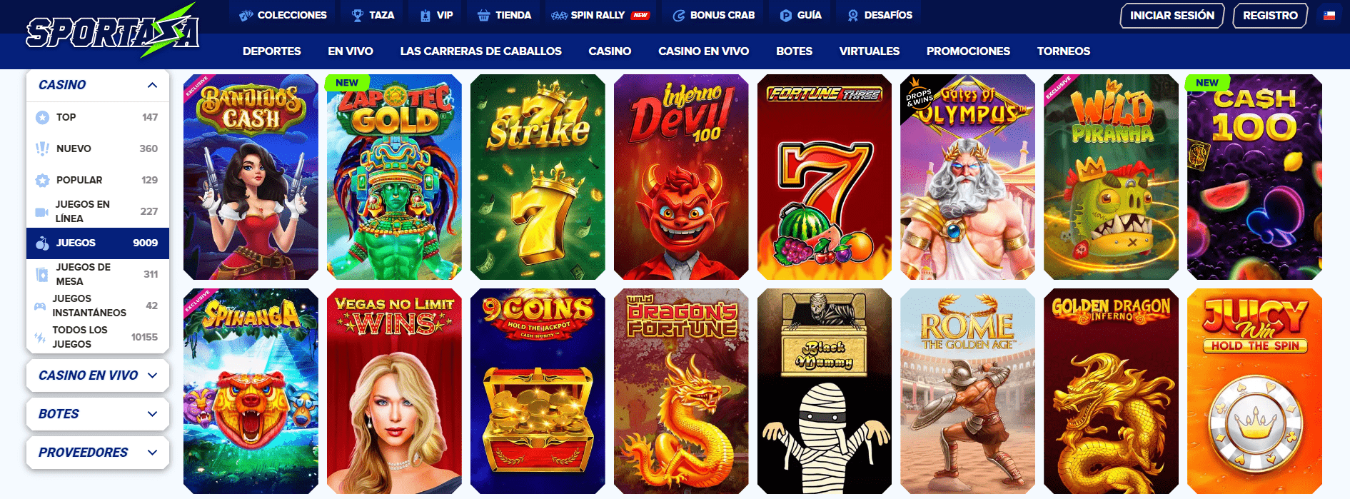 Sportaza tragamonedas