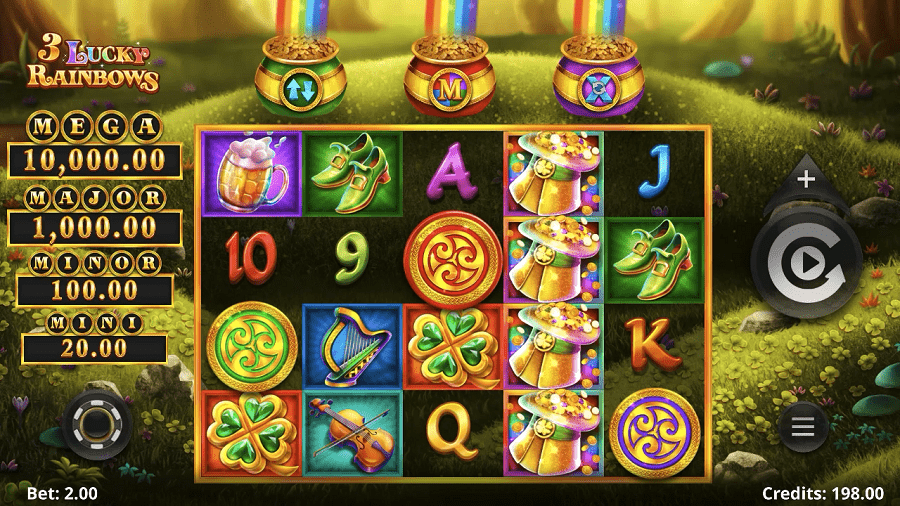 juego 3 Lucky Rainbows