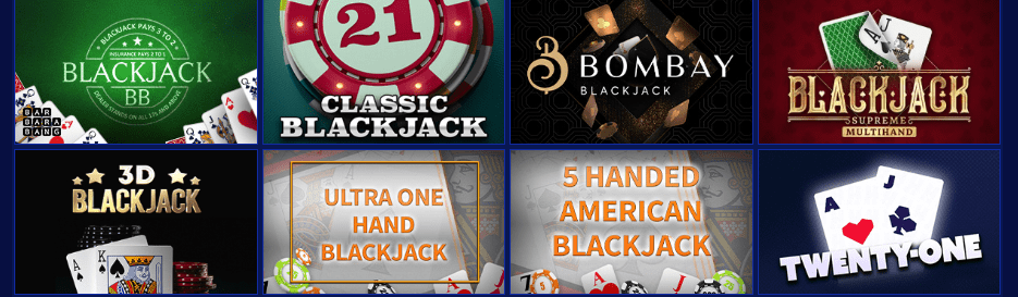 Blackjack en Sapphirebet