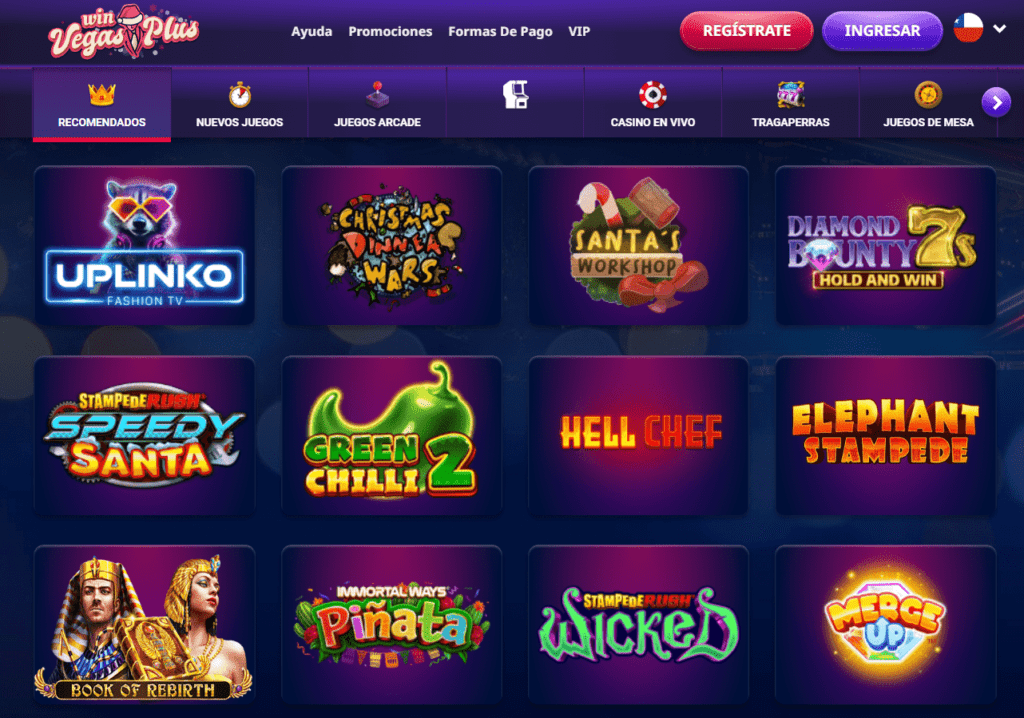 Juegos en VegasPlus
