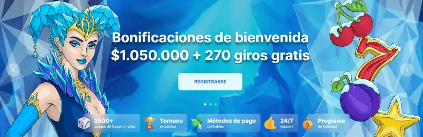 Bono de bienvenida Ice Casino