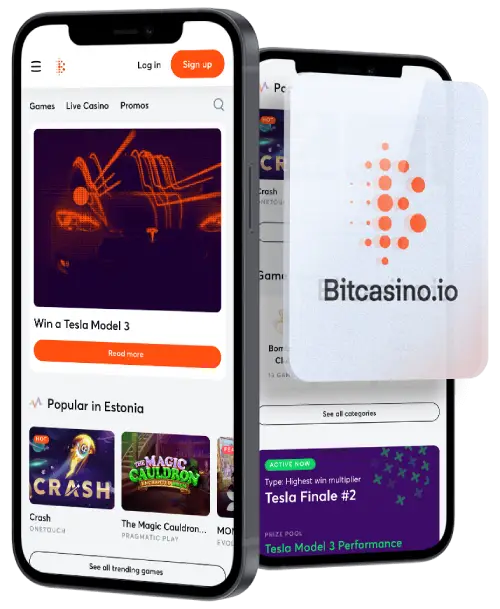 App movil de Bitcasino.io
