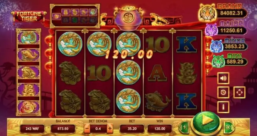 Jackpots en Fortune Tiger