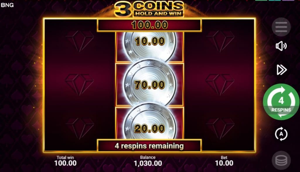 Giros gratis en 3 Coins