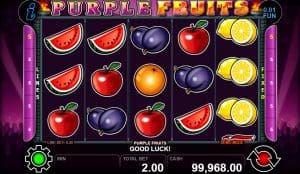 Tragamonedas Purple Fruits