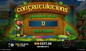 Tiradas gratis en Rainbow Reels