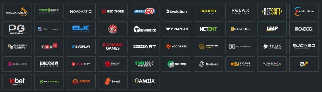 Proveedores de juegos en 1Bet