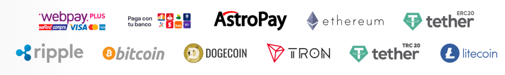 Metodos de pago en Monro Casino