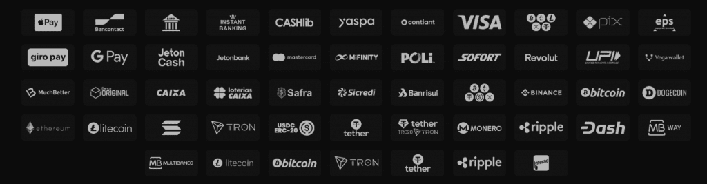 Metodos de pagp en Horus Casino