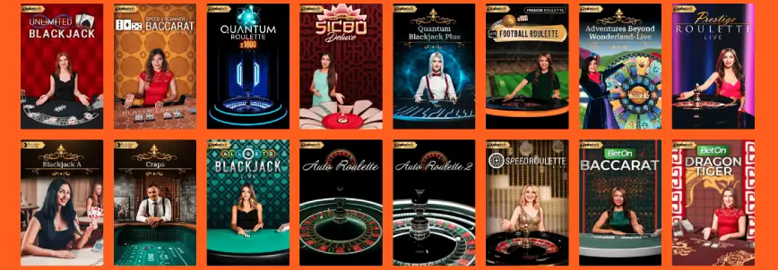 Casino en vivo en Mr Rex