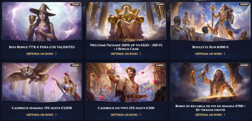 Caseuze Casino promociones